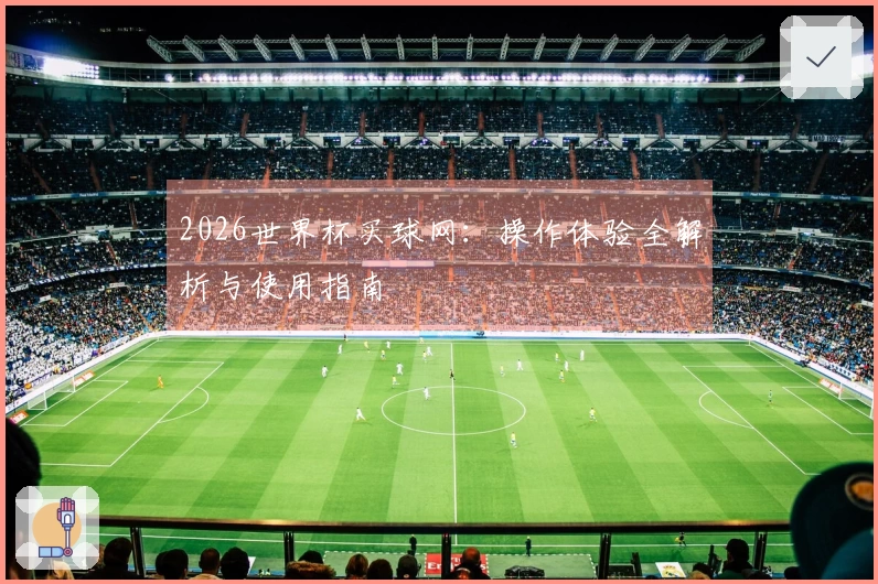 2026世界杯买球网：操作体验全解析与使用指南